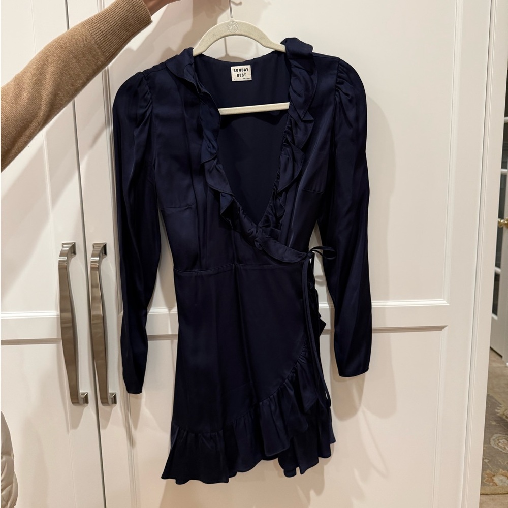 Sunday Best Navy Mini Dress